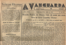 Nossa capa (Jornal A Vanguarda) em 1963