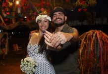 Encerramento do FLIV é marcado por cerimônia de casamento