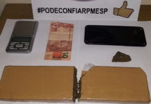 Traficante de 16 anos é flagrado com tijolo de maconha