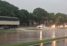 Chuva forte alaga rodovia Washington Luiz em Mirassol; Trecho de Santa Adélia esta interditado nesta sexta-feira
