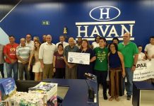 TROCO SOLIDÁRIO – Havan repassa R$51 mil para APAE