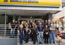 Bancários participam de protesto contra mudanças