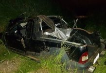 Mulher morre apos carro capotar em Bady Bassitt