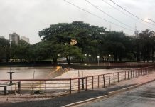 Chuva de domingo registra 115 milímetros por hora em Rio Preto