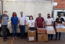 Rotary Clubs de Votuporanga doam máscaras e aventais para a Santa Casa