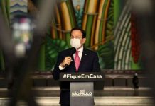 Doria propõe antecipar feriado para estimular população a ficar em casa