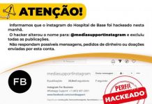 Hospital de Base tem conta hackeada e todas as fotos apagadas