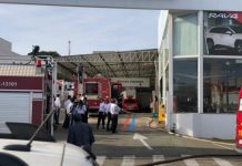 Toyota Rodobens pega fogo em Rio Preto