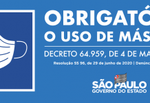 Vigilância Sanitária reforça uso de máscaras
