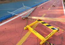 Interdições do Parque da Cultura são vandalizadas