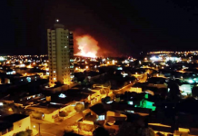 Incêndio assusta moradores de Fernandópolis nesta quarta-feira