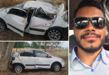 Jovem de Votuporanga morre em capotamento de carro