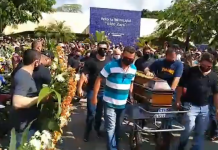 O último adeus a Daniel Mateus, morto após capotar uma Gaiola