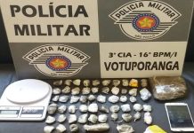 Traficante tenta correr e acaba preso pela PM