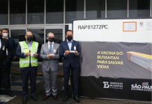 Primeiras doses da Coronavac chegam a SP
