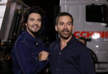 Luan Santana grava campanha para a Facchini e faz homenagem a caminhoneiros