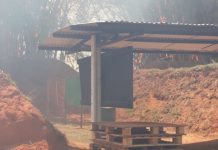 Incêndio entorno do Clube de Tiro assusta associados