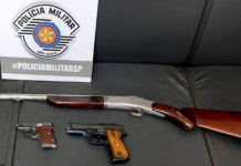 VALENTIM GENTIL – Policia Militar prende mulher que atirou no marido
