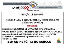 Adolescente filho de militar e neto de radialista é atropelado por motorista bêbado em Rio Preto