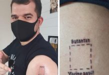 Morador de General Salgado faz primeira tatuagem para incentivar vacinação contra Covid-19: ‘Braço está pronto’, diz jovem