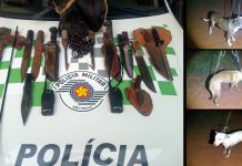 Homens são autuados após serem flagrados caçando com cinco cachorros