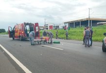 Idoso morre atropelado na Rodovia Euclides da Cunha em Fernandópolis