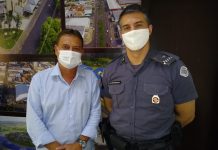 Presidente da Câmara Municipal recebe a visita do comandante da Polícia Militar de Votuporanga