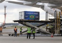 SP recebe insumos para produzir mais 8,7 milhões de doses da vacina do Butantan