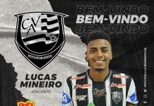 Votuporanguense anuncia a contratação do atacante Lucas Mineiro