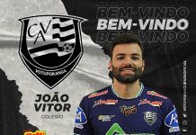 CAV anuncia a contratação do goleiro João Vitor
