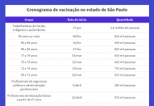 SP anuncia vacinação contra Covid-19 de professores e policiais a partir de abril