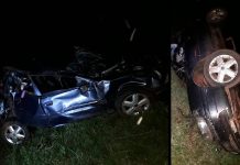 Jovem morre após acidente com carro em estrada vicinal de Cardoso