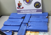 PM prende dupla por suspeita de tráfico de drogas em Álvares Florence