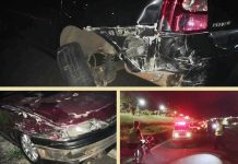 Colisão entre dois carros e duas motos deixa homem ferido em Fernandópolis