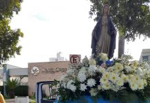Paróquia Senhor Bom Jesus: terço mariano e alimentos para Santa Casa
