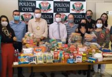 Polícia Civil destina alimentos à VOTU SOLIDÁRIA