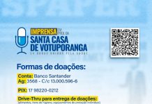 “Imprensa em prol da Santa Casa”: confira as formas de doar