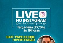 Santa Casa realiza live sobre hipertensão nesta terça-feira