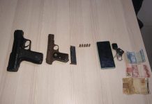 Dupla é presa com arma e carro roubado em Rio Preto