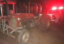 Trio é preso após roubar trator e R$ 4 mil de propriedade rural em Ariranha