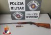 Homem é preso por furto de implementos agrícolas e porte ilegal de arma de fogo