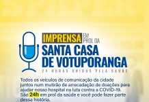 Imprensa faz campanha de arrecadação para Santa Casa