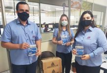 Metalúrgica HB destina 200 máscaras para Santa Casa