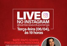 Santa Casa realiza live nesta terça-feira