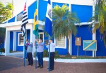 Prefeitura de Valentim Gentil hasteia pavilhões em comemoração aos 78 anos da fundação do município