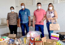 Floreal arrecada 373 quilos de mantimentos para Santa Casa