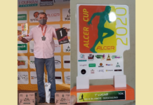 Maratonista Osmani Furnieles recebe premiações por conquistas na Alcer Cup 2020