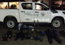 Pescadores amadores são multados durante operação da Polícia Ambiental em Mendonça