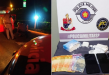Força Tática frustra “busca” de cocaína e prende dupla em Votuporanga