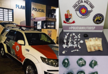 Força Tática prende dupla por tráfico de drogas em Votuporanga